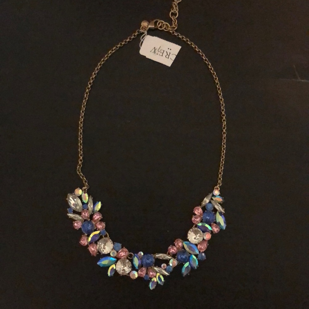 J crew statement necklace with tags
